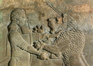A good day for Assurbanipal, not so good for the lion.
