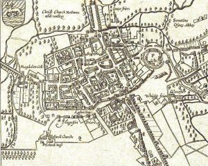 John_Speed's_map_of_Oxford,_1605.