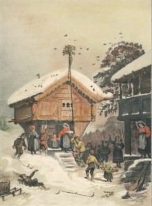 Adolph_Tidemand_Norsk_juleskik