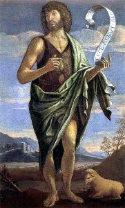 John the Baptist with the number of the HVAC guy