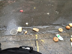 Casting bread on the water, New York style