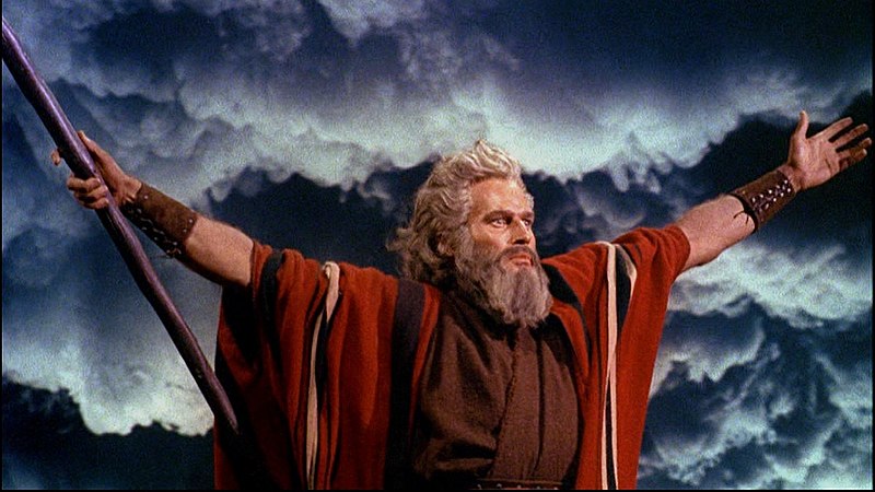 Image credit: Ten Commandments trailer, via Wikimedia Commons.